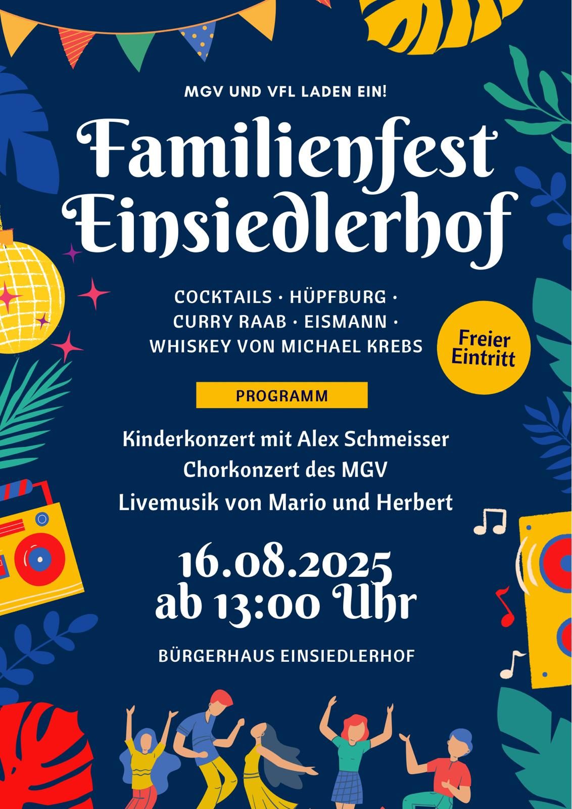 Flyer Familienfest Einsiedlerhof Flyer Familienfest Einsiedlerhof